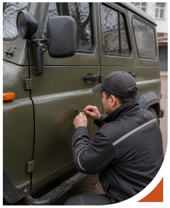 Профессиональное вскрытие автомобиля УАЗ без повреждений в Канаше
